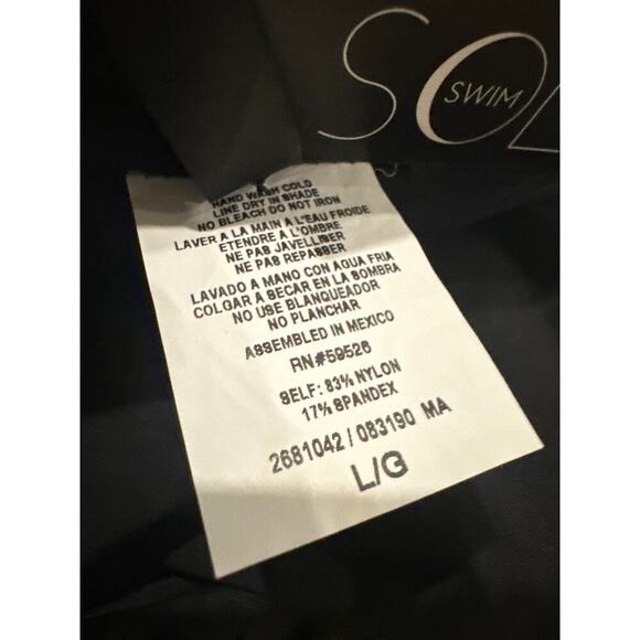 Soluna Swim Standard Buckle Up One Piece Bandeau Swimsuit Size Large - Picture 8 of 8